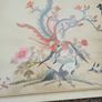vintage chinese silk Embroidered picture in frame birds of paradise sunset(GAR) Image 4