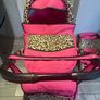 3 in one pink and leopard print pram Image 3