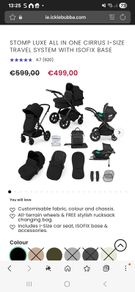 Ickle bubba travel system bundle