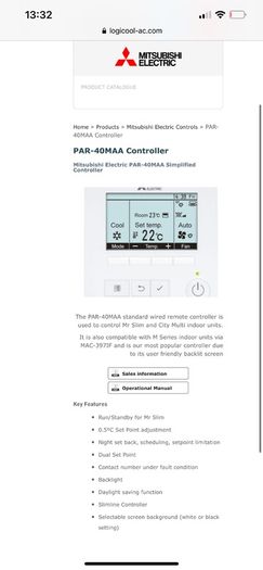 electric remote Mitsubishi