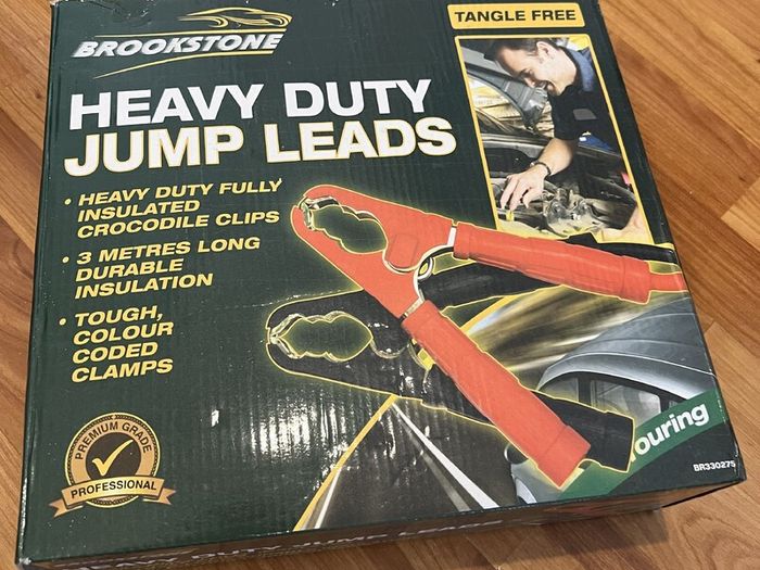 Brookstone Heavy Duty Jump Leads - 3 Metres