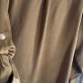 River Island Khaki Utility Blouse with Gold Buttons Sz 12 UK Image 3