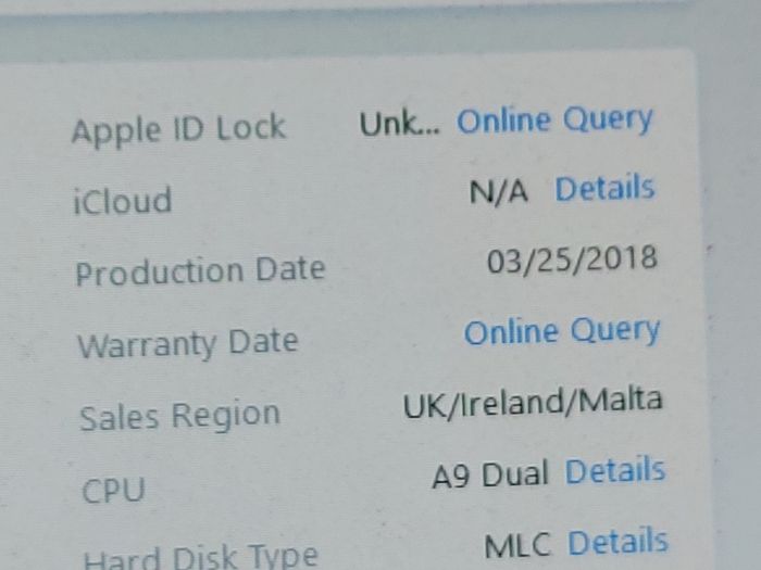 Apple Iphone 6s, 32GB, activation Locked, excellent cosmetic condition