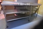 Stainless Steel Table with shelving