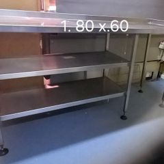 Stainless Steel Table with shelving