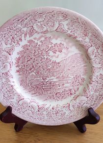 Vintage Ironstone English Pink Side plate