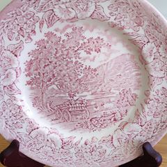 Vintage Ironstone English Pink Side plate