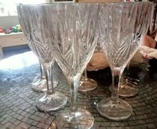 Galway crystal glasses x6