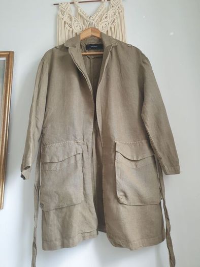 Zara Linen Jacket Size Medium