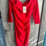 BNWT Red Pencil Dress Image 4