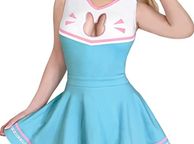 main image for ad Littleforbig DVA outfit bunny overwatch cosplay skirt and romper