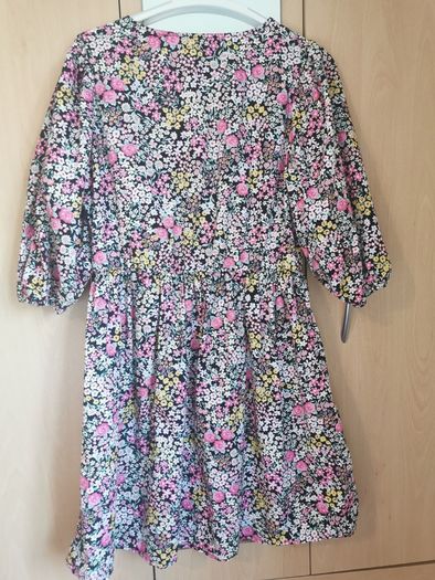 NEW - Full cotton floral Dress UK 10