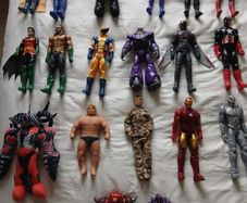 bundle of action figures