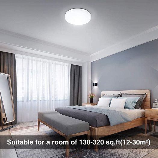 LED Ceiling Lights Bathroom, 24W 2200LM Ceiling Lights, 150W Equivalent, IP54 Waterproof, 5000K Daylight Modern Embedded, for Bathroom Bedroom Kitchen Living Room Hallway Balcony (FREE POSTAGE)