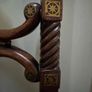 A Rare Pair of Regency Cut-Brass & Rosewood Side Chairs (c. 1820) - Celebrating 200 Years of Craftsmanship Image 4