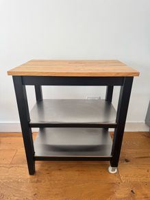 IKEA Oak Kitchen Butcher Block Trolley