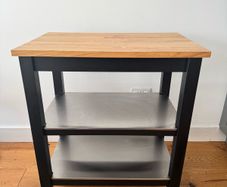 IKEA Oak Kitchen Butcher Block Trolley