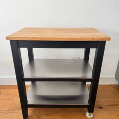 IKEA Oak Kitchen Butcher Block Trolley