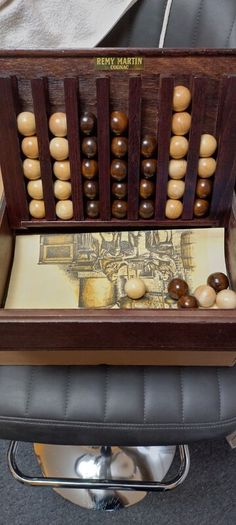 Vintage Remy Martin Cognac Wooden Game Connect Four Memorabilia