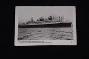 Paquebot Postcard From The S.S. America 1952