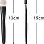 Make up Brush Set 20 PCs Professional Face Eyeliner for Foundation Blush Concealer Eyeshadow with Travel Black (FREE POSTAGE) Image 3