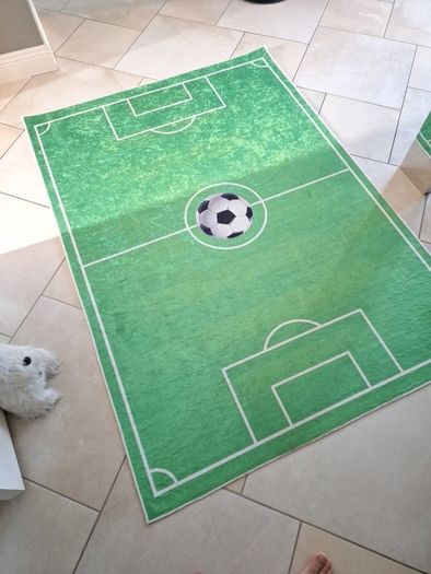 Soccer Pitch Rug