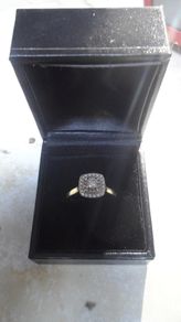 9ct Diamond Gold Ring