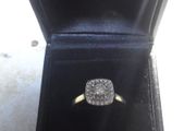 9ct Diamond Gold Ring