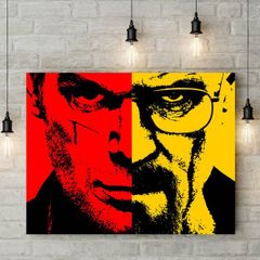 Dexter and mr white from breaking bad printed picture
