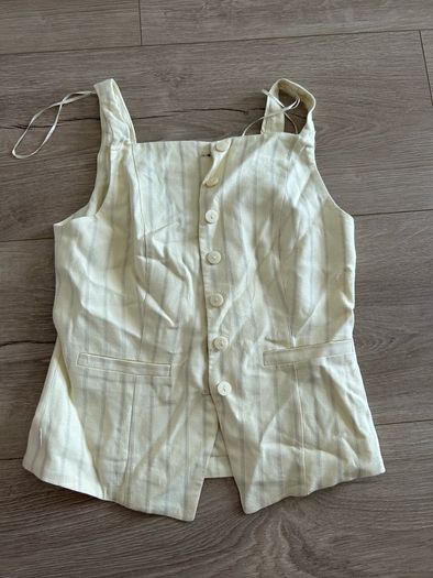 Stravidarius vest top with corset back