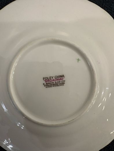 Vintage FOLEY large ceramic sandwich plate