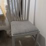 Extending Solid Wood Dining Table & 8 Matching Upholstered Chairs Image 5