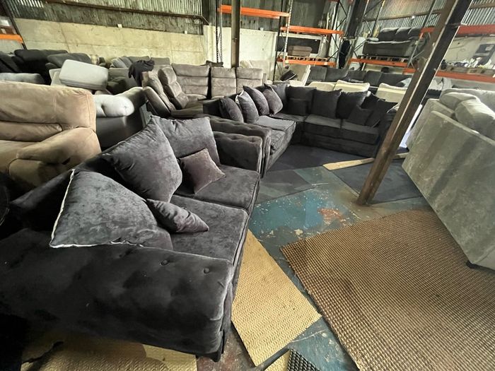 Back corner sofa with matching 2 seater set