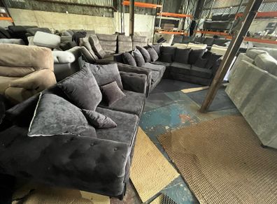 Back corner sofa with matching 2 seater set