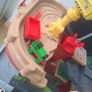 Thomas the tank engine track trains and cranes set. Retails for 120 Image 4