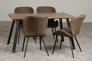 Quebec Wave Edge Dining Set