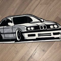 BMW Car Shaped Floor Mat  Kids Room / Bedroom Rug