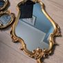 Stunning 3-Piece Vintage Gilt Mirror Set Rococo & Cherub Style Image 3