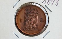 Netherlands 1873 1 Cent - Willem III