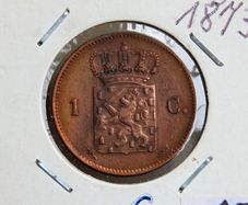 Netherlands 1873 1 Cent - Willem III