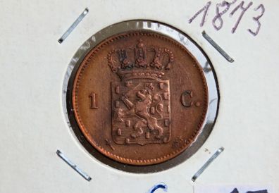 Netherlands 1873 1 Cent - Willem III