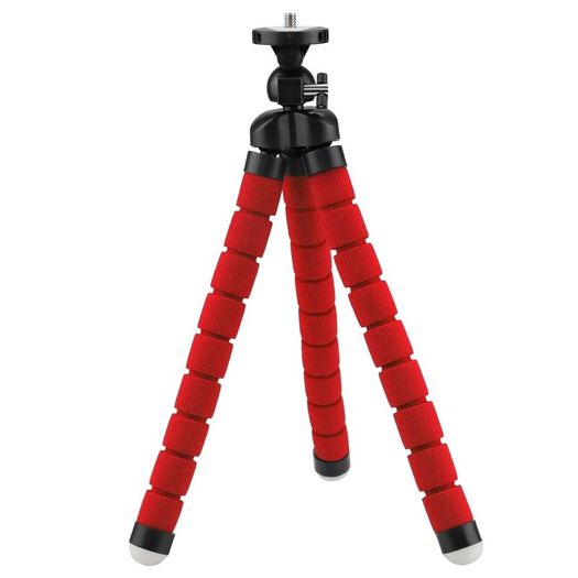 Large Camera/Phone Octpus Tripod Stand Red
