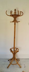 Vintage beech bentwood coatstand