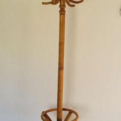 Vintage beech bentwood coatstand
