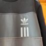 Adidas Black / Grey Sweater Jumper. Size Uk Medium  Great Quality & In  Great Used Condition. Image 2