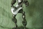 Sculpture/ figurine with guitar