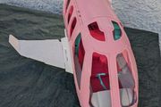 Toy barbie aeroplane