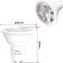 GU10 LED Bulbs, 5W Dimmable Colour Changing Spot Light Bulb with Remote, RGB+ Warm White (2700K), Timing, Double Memory (4 Pack) [Energy Class A+] Image 4