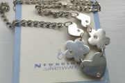 A silver-plated necklace from the renowned Irish brand Newbridge Silverware.