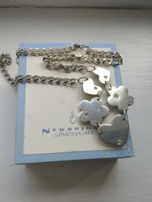 A silver-plated necklace from the renowned Irish brand Newbridge Silverware.